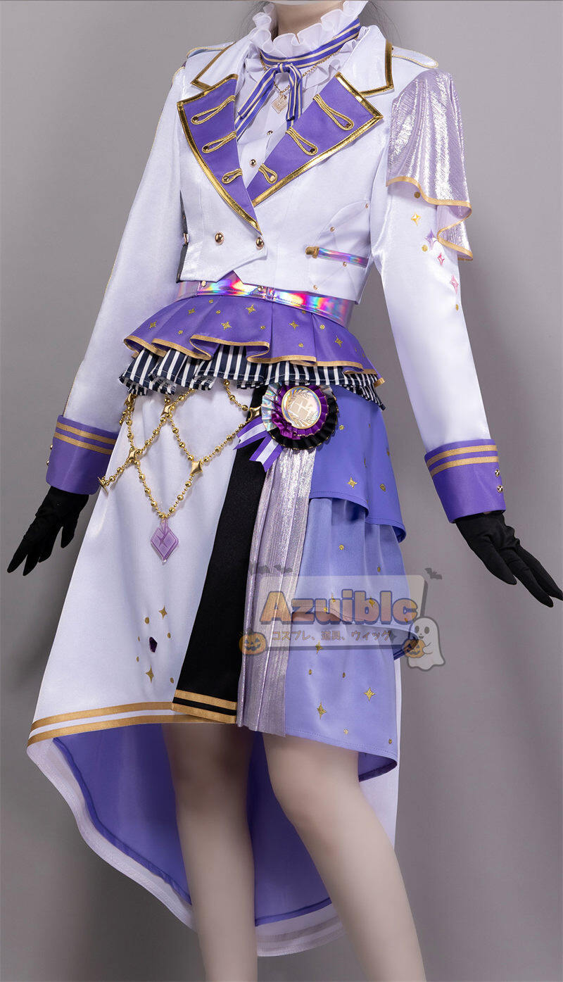 Azuiblc　プロジェクトセカイ 朝比奈まふゆ　コスプレ衣装　演出服　舞台服　ライブ服　コスチューム　	宮益坂女子学園　25時、ナイトコードで - Azuiblc