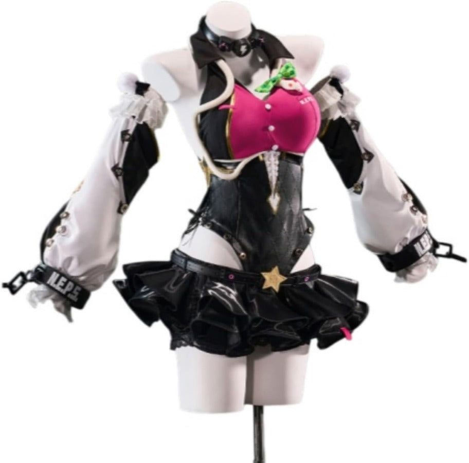 【Azuiblc】ゼンゼロ　シーシィア　コスプレ衣装  コスプレ 髪飾り 枷付き ギャル 蛇娘 蛇のシリオン 治安局都市秩序部 コスチュームセット cosplay