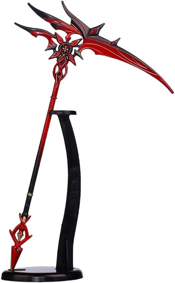 Azuiblc Azuiblc 原神 ミニチュア 赤月のシルエット 22cm 長柄 槍