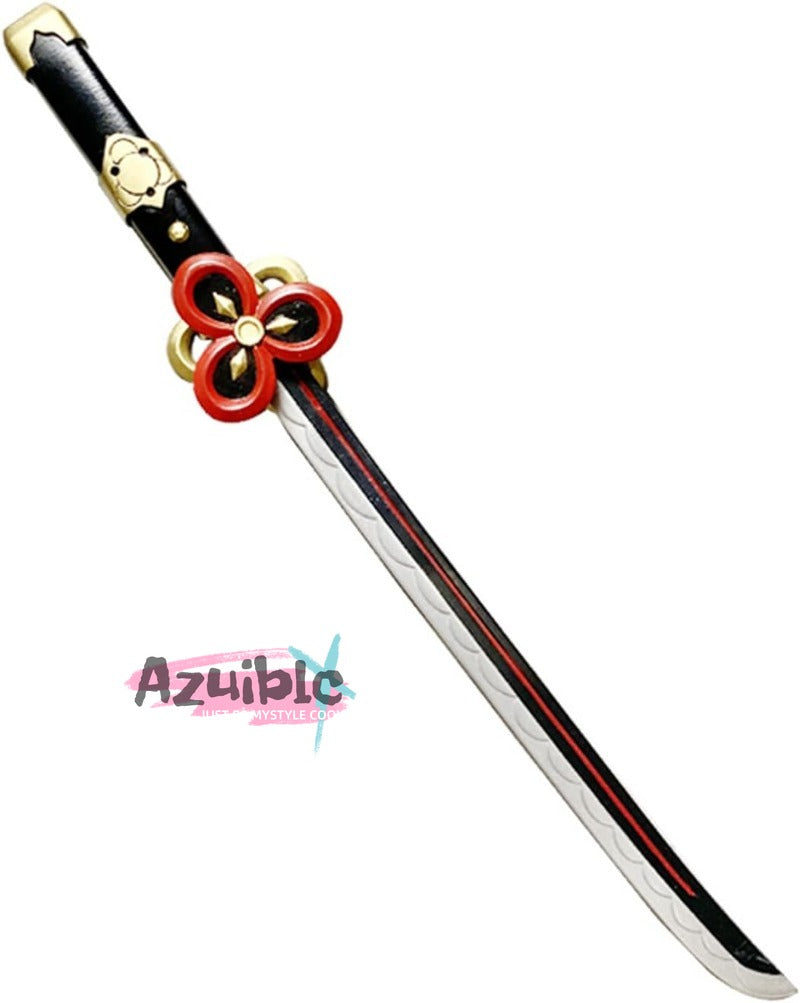 Azuiblc 原神  千織の刀 片手剣  短刀 70CM 武器 PU製 剣 刀 武器 コスプレ道具 Cosplay 道具 コスプレ小物 cosplay Azd19 - Azuiblc
