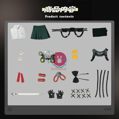 Azuiblcゼンゼロ アリス・タイムフィールド 　コスプレ衣装 ウサギ 剣士 セーラー服 JK 3D飾り コスチュームセット アニメ cosplay - Azuiblc