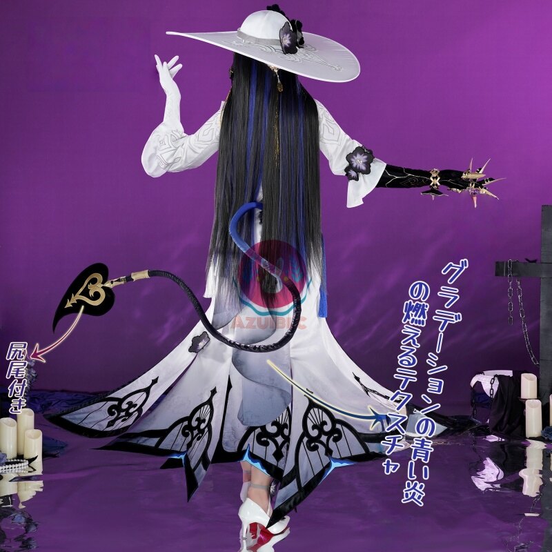 Azuiblc 崩壊：スターレイル コンスタンス ダリア コスプレ衣装 帽子