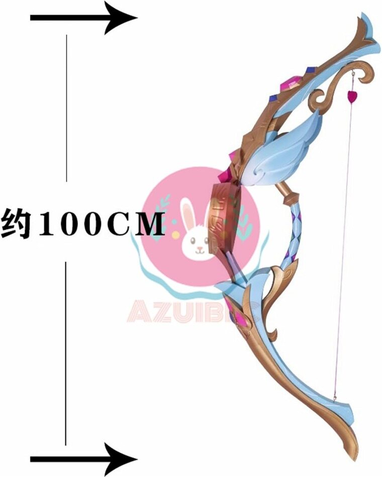 Azuiblc　原神　白雨心弦 矢1点贈り　コスプレ道具  100cm 弓矢 PVC製 モチーフ 武器 シグウィン  げんしん Cosplay 道具 コスプレグッズ グッズ コスプレ小物 - Azuiblc