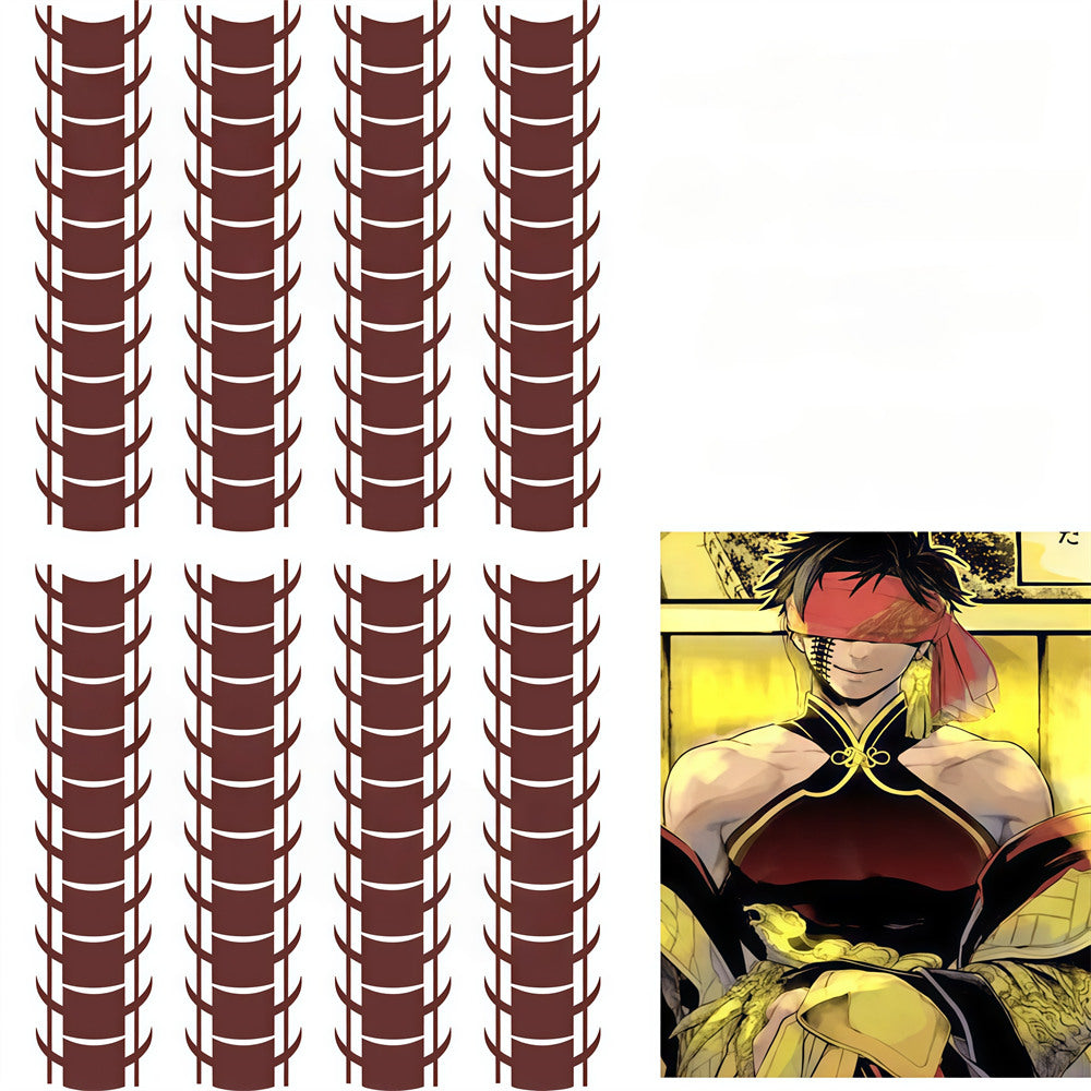 Azuiblc　終末のワルキューレ  始皇帝   タトゥーシール　始まりの王  アクセサリー　コスプレ道具　小物