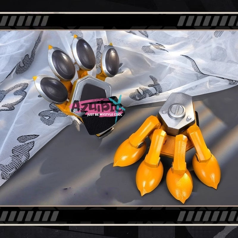 Azuiblc ゼンゼロ　チーフーフー　橘福福　爪　コスプレ道具　PU製　ゼンレスゾーンゼロ　レプリカ　虎　武器 - Azuiblc