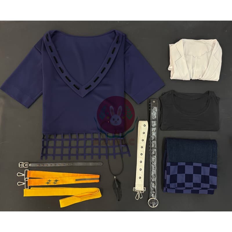 Azuiblc ゼンゼロフェス 2025 浅羽悠真 コスプレ 衣装 ゼンゼロ FES ロック風 ファンク風 ゼンレスゾーンゼロ cosplay - Azuiblc