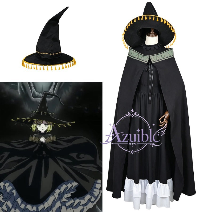 Azuiblc とんがり帽子のアトリエ ココ コスプレ衣装｜黒ワンピース コスチューム