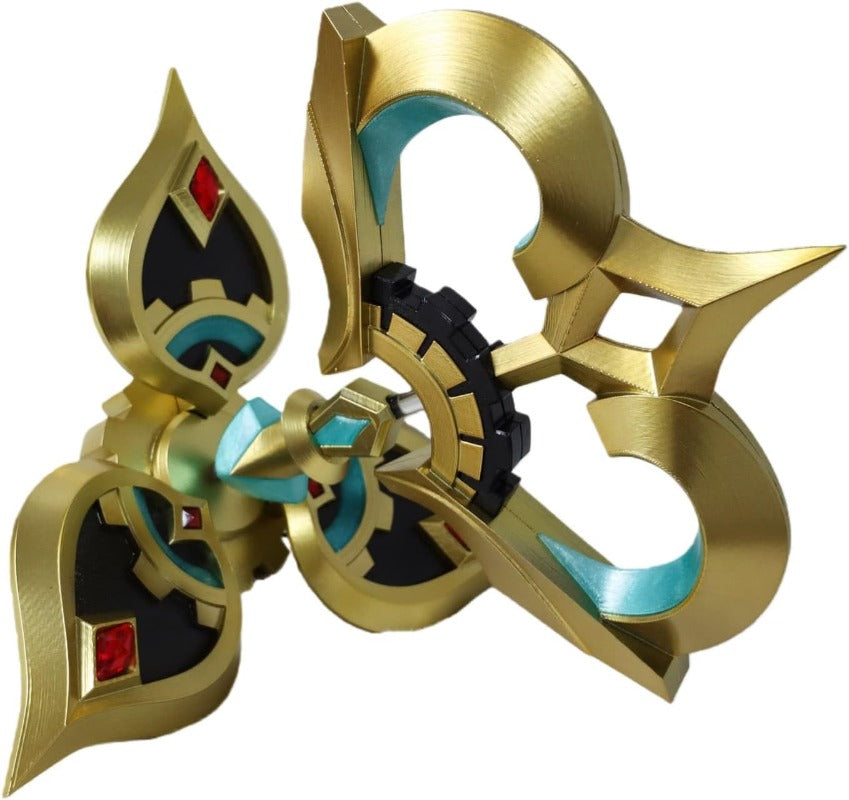 Azuiblc　原神 少女 コロンビーナ 髪飾り 3Dプリント PLA ヘッドアクセサリー　サンドロ―ネのゼンマイ　フリンズ　 羽根 翼 コスプレ道具 Cosplay グッズ コスプレ小物 - Azuiblc