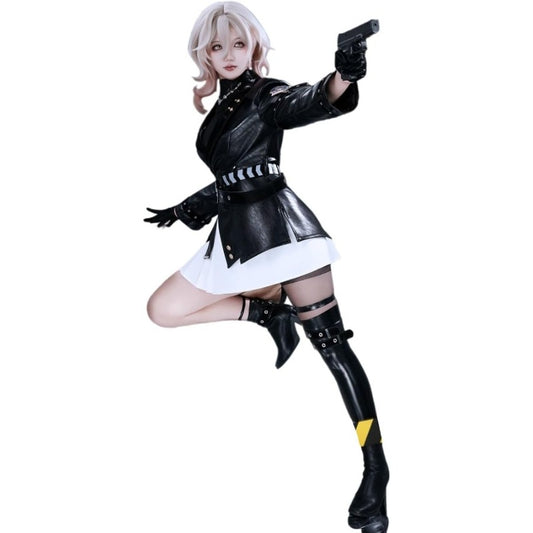 【Azuiblc】スターレイル 朽葉 くちば コスプレ衣装 手枷付き 金属肩章 コスプレ 治安官 コスチュームセット cosplay