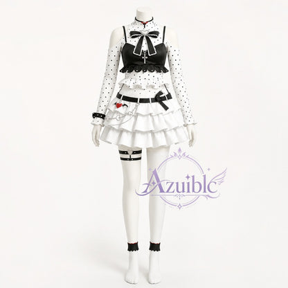 Azuiblc　NTE　レクイエム 白黒メルヘン レクイエム コスプレ衣装　新コスチューム　ネバエバ　仮装