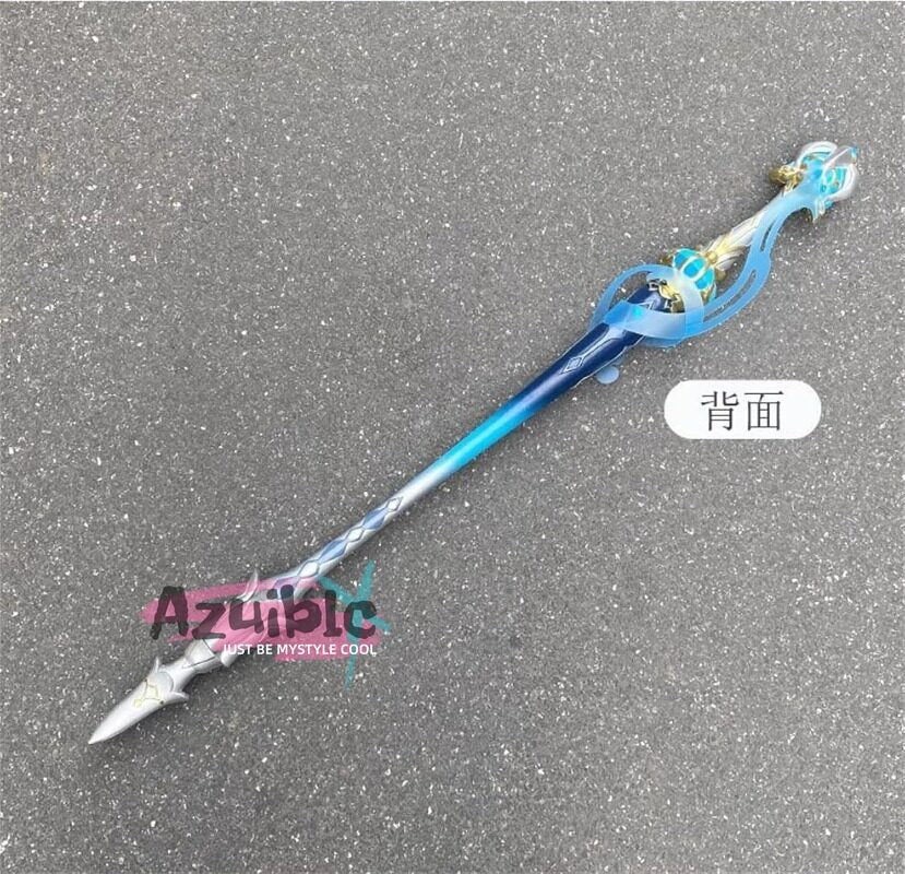 Azuiblc 原神  静水流転の輝き 片手剣 フリーナ 水神 100CM 武器 PU製 剣 刀 武器 コスプレ道具 Cosplay 道具 コスプレグッズ コレクション グッズ コスプレ小物 cosplayAzd19 Azuiblc