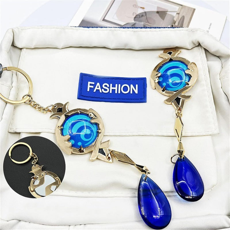 azuiblc 原神　 スカラマシュ 放浪者 神の目 　キーホルダー風 散兵 グッズ 合金 キーチェーン 観賞用 コスプレ 道具 小物 おしゃれ 人気 誕生日プレゼント ミニチュア インテリアAzd21 - Azuiblc