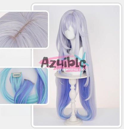 Azuiblc 原神　スカーク コスプレ　100㎝　ウィッグ　鬘　かつら - Azuiblc