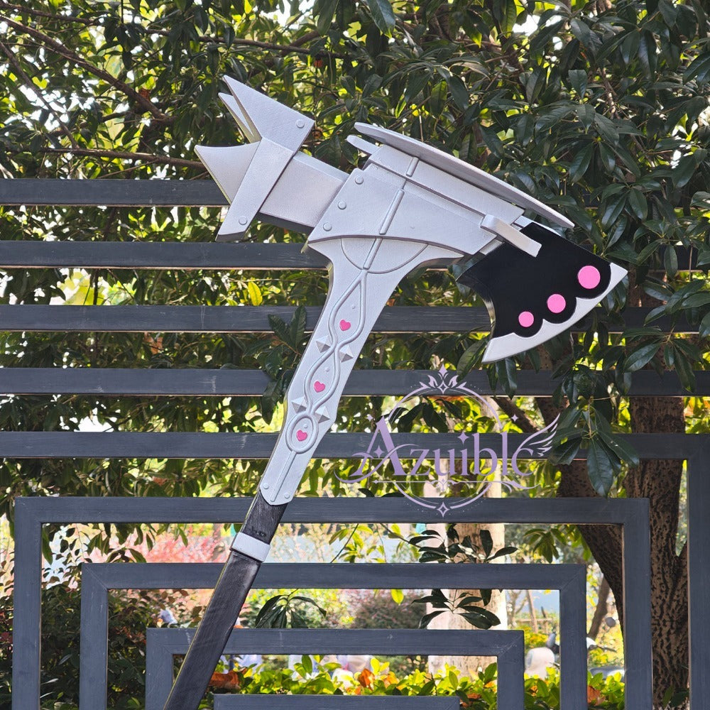 Azuiblc ゼンゼロ クラレッタ コスプレ道具｜全長140cm・PU製戦斧 ハロウィン　舞台対応