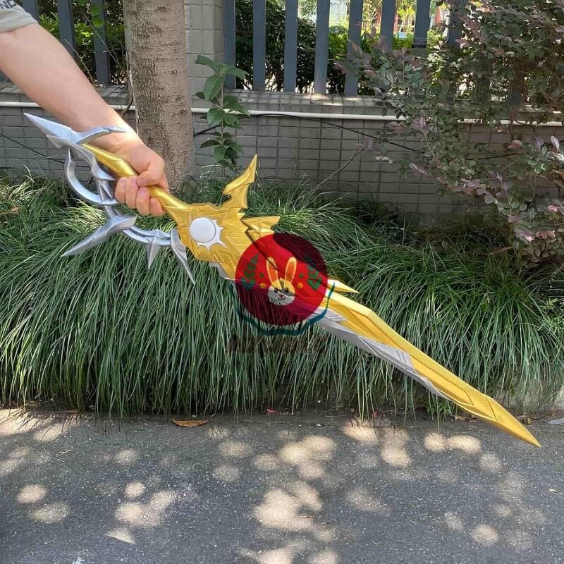 Azuiblc 崩壊スターレイル ファイノン 剣 PU製110cm 金銀塗装 立体造型 コスプレ武器 武器 PU製 武器 コスプレ道具 - Azuiblc