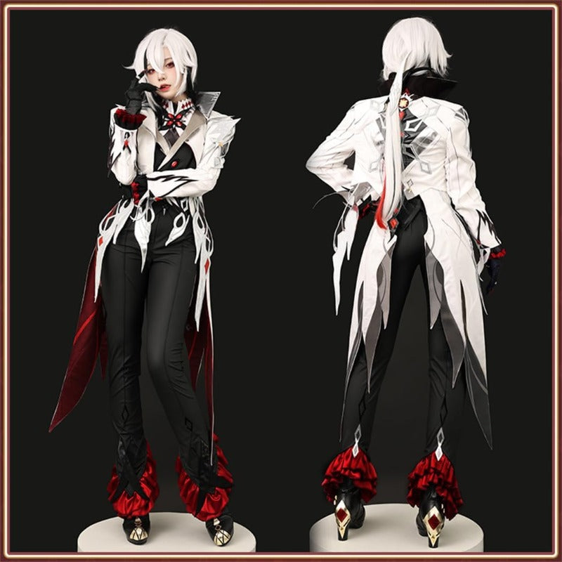 Azuiblc 原神コスプレ衣装  リネット フレミネ シグウィン フリーナ コスチュームセット 3D樹脂アクセサリー グッズ げんしん おしゃれ アニメ cosplay 変装 仮装 撮影 祭り ハロウィン クリスマス イベント - Azuiblc