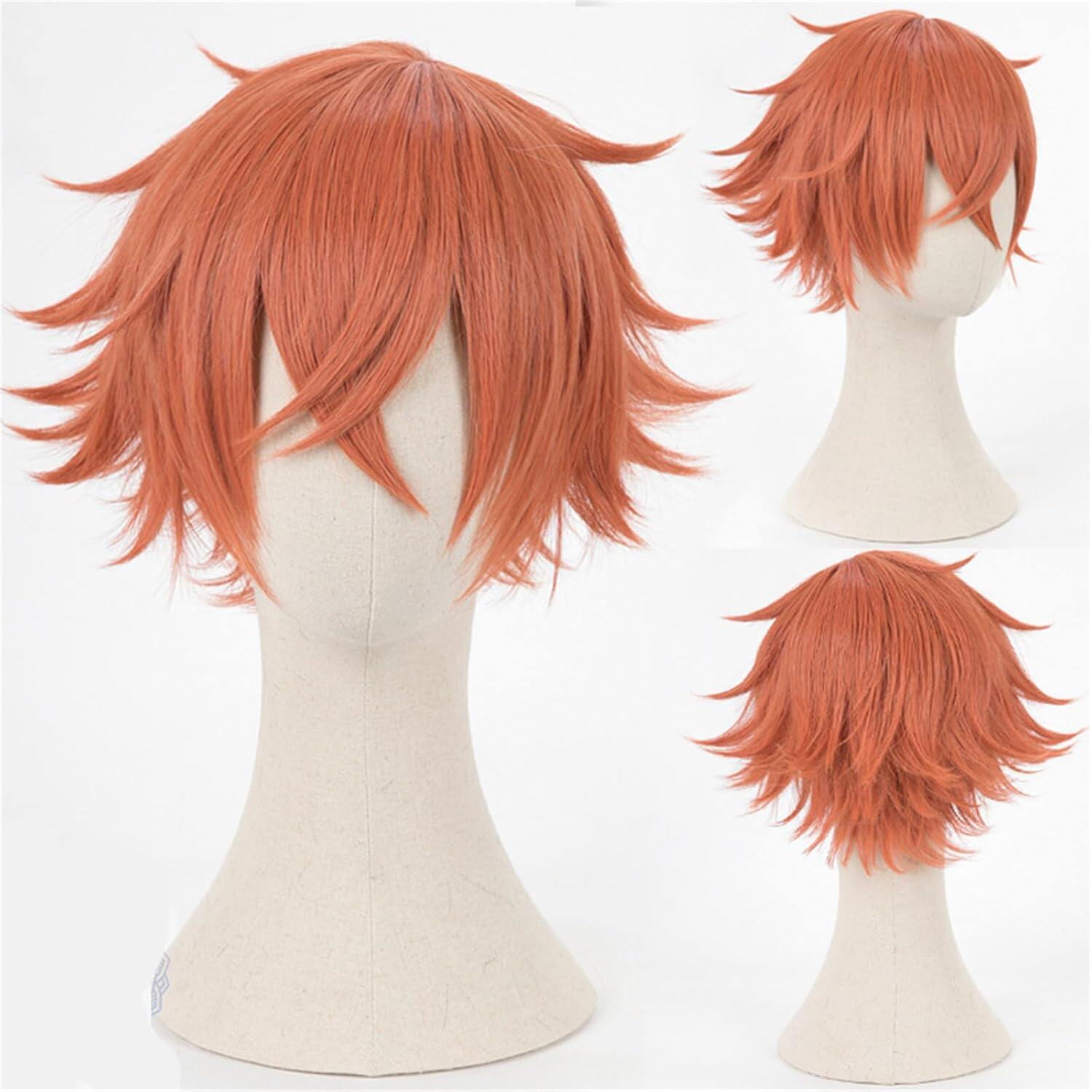 Azuiblc　ツイステッドワンダーランド　エース・トラッポラ　ハーツラビュル寮 〈ふしぎの国のアリス〉コスプレ ウィッグ　ツイステ ウィッグ　鬘 WIG コスプレ道具 - Azuiblc