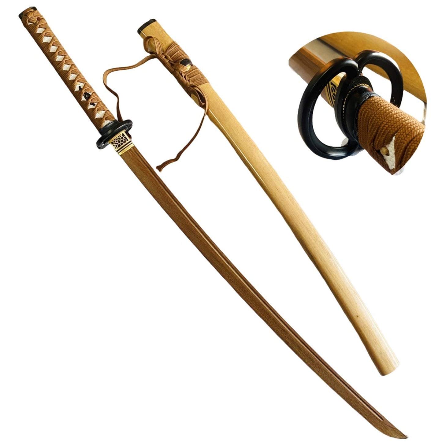 Azuiblc るろうに剣心-明治剣客浪漫譚- 日本風 装飾品　緋村剣心逆刃刀　103cm 汎用刀　仕上げ模造刀　レプリカ　和風　コスプレ道具 唐風　模造刀　木刃　樹脂刃　工芸品　武士刀　サムライ　ソード　ハロウィン - Azuiblc