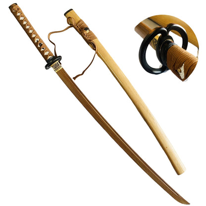 Azuiblc るろうに剣心-明治剣客浪漫譚- 日本風 装飾品　緋村剣心逆刃刀　103cm 汎用刀　仕上げ模造刀　レプリカ　和風　コスプレ道具 唐風　模造刀　木刃　樹脂刃　工芸品　武士刀　サムライ　ソード　ハロウィン - Azuiblc