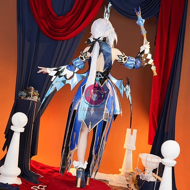 Azuiblc　崩壊スターレイル　ケリュドラ 光る王冠付き 金属　Honkai: Star Rail　 Cerydra　コスプレ衣装 アクセサリー Honkai: Star Rail　コスチュームセット 女王様 崩壊　cosplay - Azuiblc