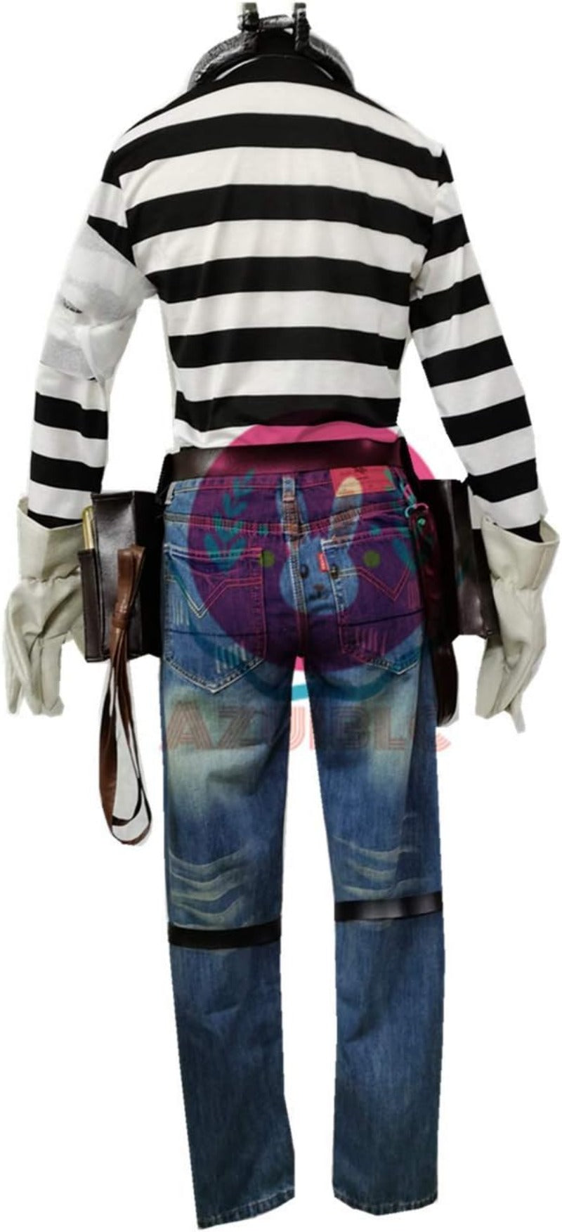 Azuiblc 第五人格 囚人の衣装 道具付き 便利コスセット バイパー コスチューム cosplay  衣装 変装 仮装 - Azuiblc