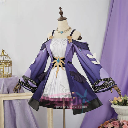Azuiblc  崩壊スターレイル キュレネ  コスプレ衣装　Cyrene　紫色　ワンピース　イベント　オンパロス　Azy003 Azuiblc