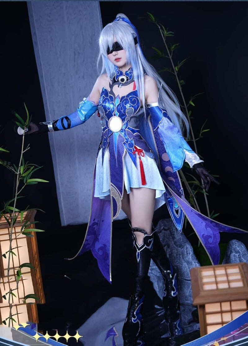 Azuiblc 崩壊スターレイル黄泉 よみ 赤  コスプレ衣装 コスチュームセット 金属アクセサリー グッズ タトゥーシール  おしゃれ アニメ cosplay 変装 仮装 撮影 祭り ハロウィン クリスマス イベント - Azuiblc