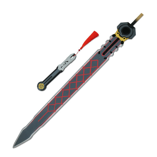 Azuiblc　ゼンゼロ　葉瞬光　 青溟剣 コスプレ道具　武器モデル　118cm　木＋PVC材質　モチーフ武器 　ようしゅんこう　ゼンレスゾーンゼロ　 凛刃