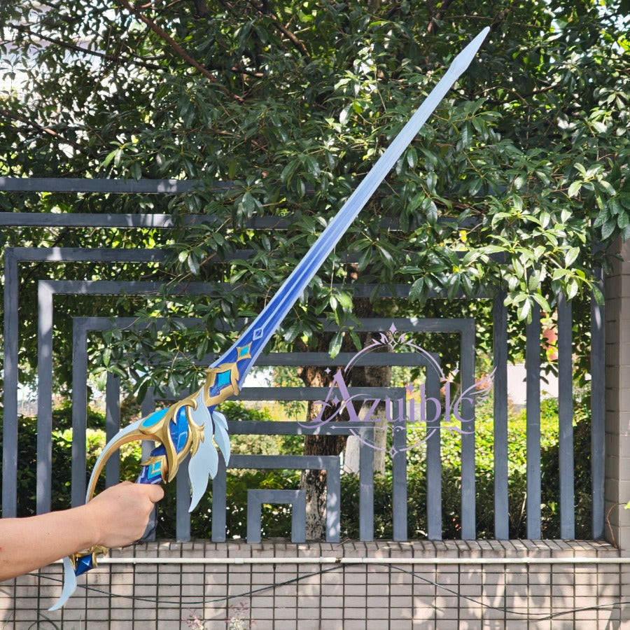 Azuiblc 原神 オデット コスプレ道具 剣｜武器 PU製 撮影用 小道具 Genshin Impact