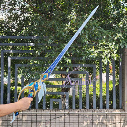 Azuiblc 原神 オデット コスプレ道具 剣｜武器 PU製 撮影用 小道具 Genshin Impact