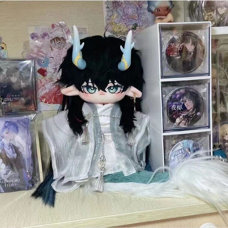 Azuiblc　崩壊スターレイル　飲月　ぬいぐるみ　20cm　いんげつ　コスプレ　ドール 綿人形　ふわふわ　プレゼント　同人印象グッズ - Azuiblc