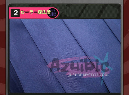 在庫限り、売り切れ次第終了」Azuiblc ゼンレスゾーンゼロ　浮波柚葉　コスプレ衣装 怪啖屋　ゼンゼロ　柚葉　 セーラー服 鞄＋髪飾り贈り　Ukinami Yuzuha　　ミニスカート　狸の尻尾 かまちー追加　イベント　おもちゃ　ハロウィン - Azuiblc