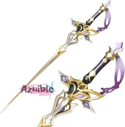 Azuiblc 原神  静水流転の輝き 片手剣 フリーナ 水神 100CM 武器 PU製 剣 刀 武器 コスプレ道具 Cosplay 道具 コスプレグッズ コレクション グッズ コスプレ小物 cosplayAzd19 - Azuiblc