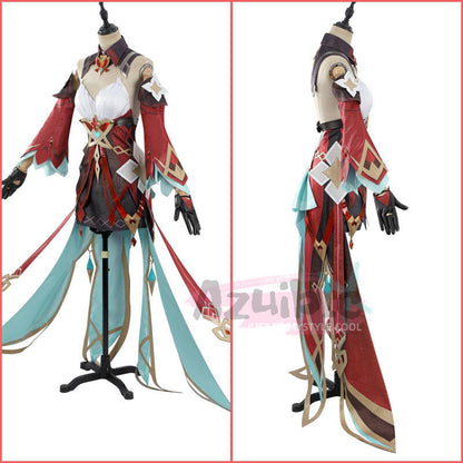 Azuiblc 原神 アリス  コスプレ衣装 魔女　魔女会・コードA　コスチューム ハロウィン　ナドクライ編　仮装　ワンピース　帽子付き　3d樹脂パーツ - Azuiblc