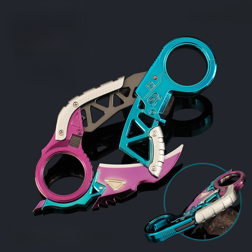 Azuiblc APEX ラプターズクロー 18cm カラムビット スパレジェ 武器モデル 実物化 武器ファン向け プレゼント お礼 武器 装備品 工芸品 塗装済み完成品武器モデル - Azuiblc