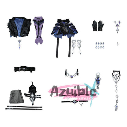 Azuiblc 原神 フリンズ　コスチューム　舞台服　ナドクライ　ライトキーパー　闇影と灯り　3d樹脂製アクセサリー - Azuiblc