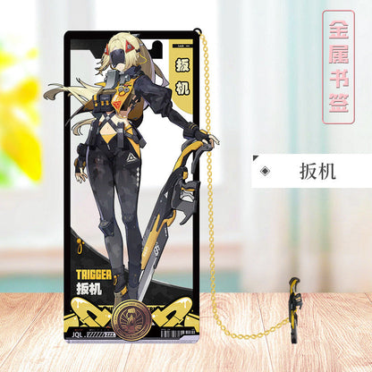 Azuiblc ゼンレスゾーンゼロ 栞　ビビアン　トリガー　0号アンビー　金属製　お礼　邪兎屋　おもちゃ　ゼンゼロ／ZZZ　萌えグッズ - Azuiblc