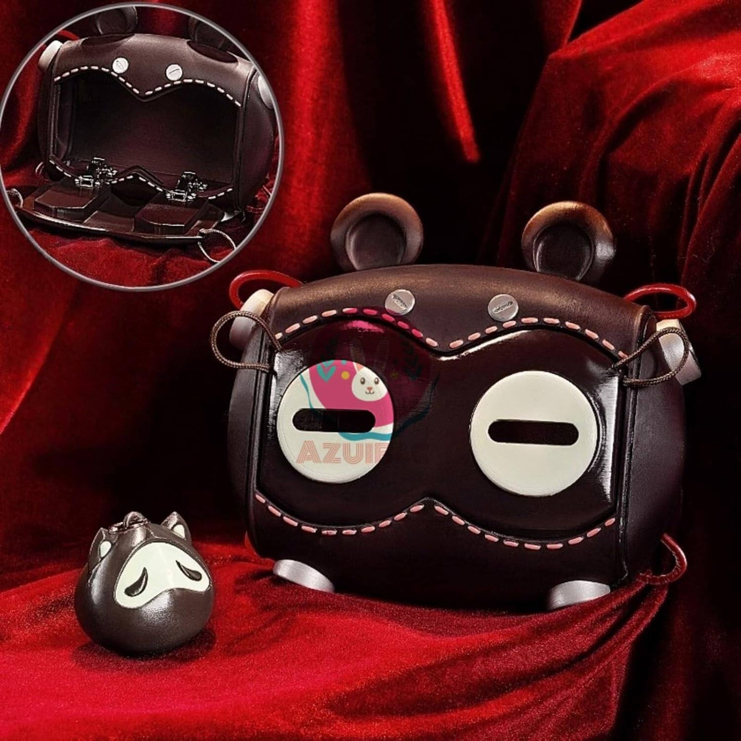 在庫は完売しました【Azuiblc】 ゼンゼロ コスプレ道具 浮波柚葉 カバン 鞄 狸 ペンダント付き コスプレ小物 通勤 日常 JK 可愛い Cosplay グッズ アニメ - Azuiblc