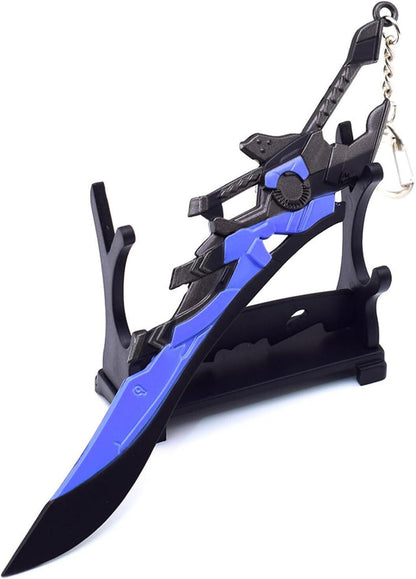 Azuiblc  崩壊 スターレイル キーホルダー 刃 じん ミニ武器 22cm グッズ 唐風剣 刀剣 刀置き贈り  合金 おしゃれ  置き物 武器 おもちゃ ミニチュア インテリア 萌えグッズ - Azuiblc