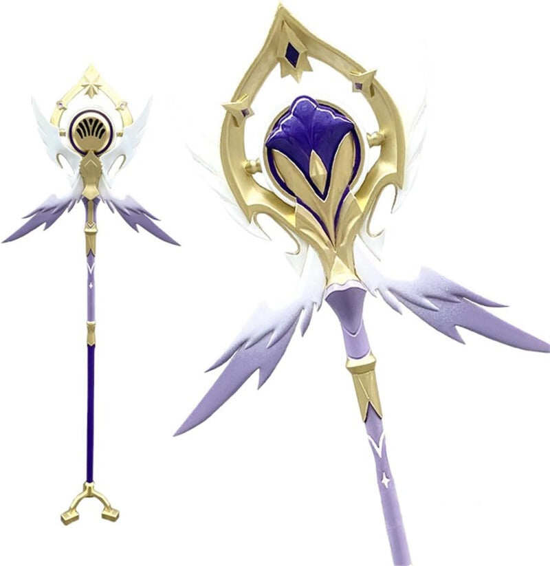 【Azuiblc】崩壊スターレイル ロビンのマイクロフォン　コスプレ道具　150CM 武器 PU製 3パーツ分ける マイクロホン台 - Azuiblc