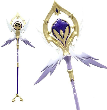 【Azuiblc】崩壊スターレイル ロビンのマイクロフォン　コスプレ道具　150CM 武器 PU製 3パーツ分ける マイクロホン台 - Azuiblc