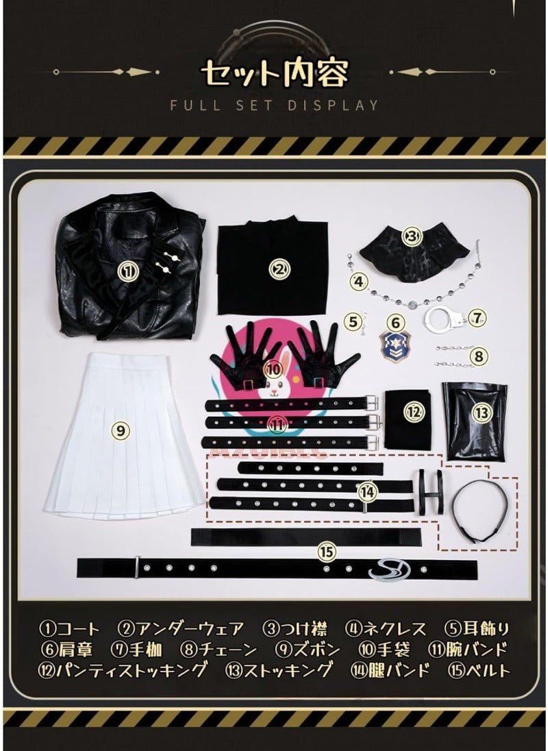 Azuiblc】スターレイル 朽葉 くちば コスプレ衣装 手枷付き 金属肩章