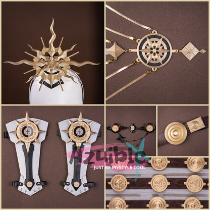 Azuibcl　鳴潮 オーガスタ　メイチョウ　コスプレ衣装　コスチューム　 AUGUSTA 　　 剣モデル+髪飾り追加対応　 Wuthering Waves - Azuiblc