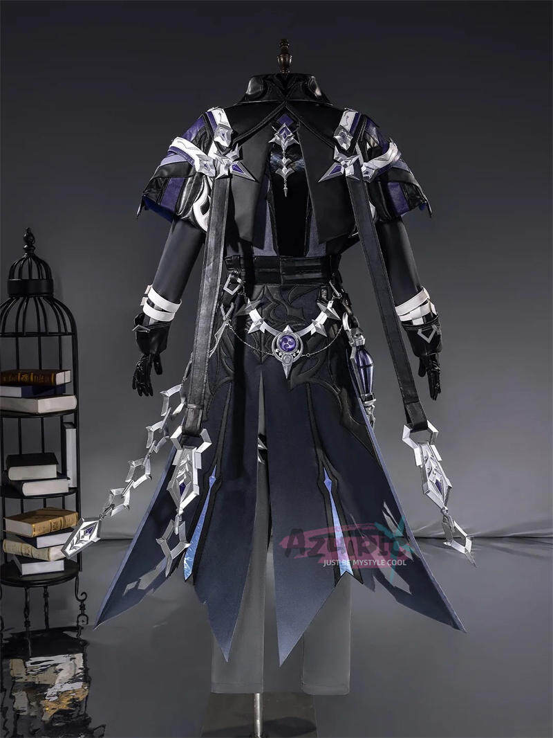 Azuiblc 原神　 Flins フリンズ　コスプレ衣装  ナドクライ　学園祭　イベント　ライトキーパー　ウィッグ+シューズ+武器追加可能　Halloween　cosplay - Azuiblc