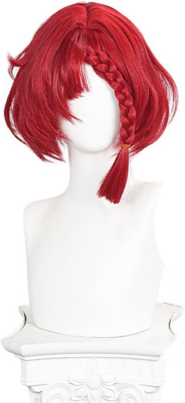 Azuiblc 崩壊  スターレイル アナイクス コスプレ ウィッグ 緑 グリーン ロング ネット付き 耐熱  かつら 鬘 WIG ショート コスプレ道具 Azw006 Azuiblc