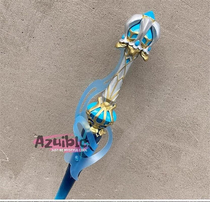 Azuiblc 原神  静水流転の輝き 片手剣 フリーナ 水神 100CM 武器 PU製 剣 刀 武器 コスプレ道具 Cosplay 道具 コスプレグッズ コレクション グッズ コスプレ小物 cosplayAzd19 Azuiblc