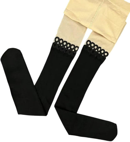 Azuiblc　原神　シグウィン パンティストッキング タイツ ストッキング 白 コスプレ小物 コスプレ グッズ 道具 小物 厚手 JK ロリータ 夏 アニメ 女の子 - Azuiblc