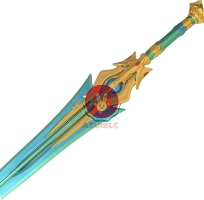 Azuiblc 崩壊スターレイル ファイノン 剣 PU製110cm 金銀塗装 立体造型 コスプレ武器 武器 PU製 武器 コスプレ道具 - Azuiblc