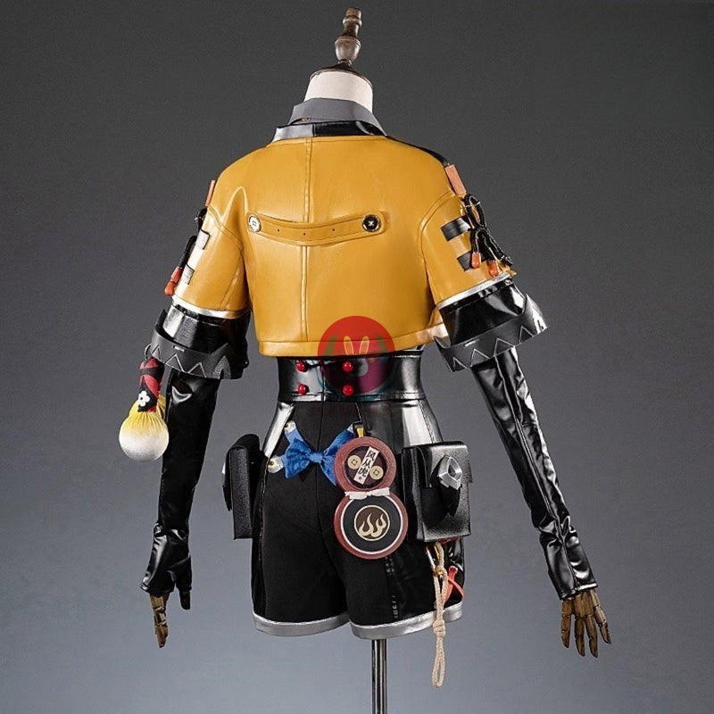 Azuiblc ゼンゼロ フーフー　福福 コスプレ　イベント　橘福福　3d樹脂アクセサリー付　豪華　仮装Azm11 - Azuiblc