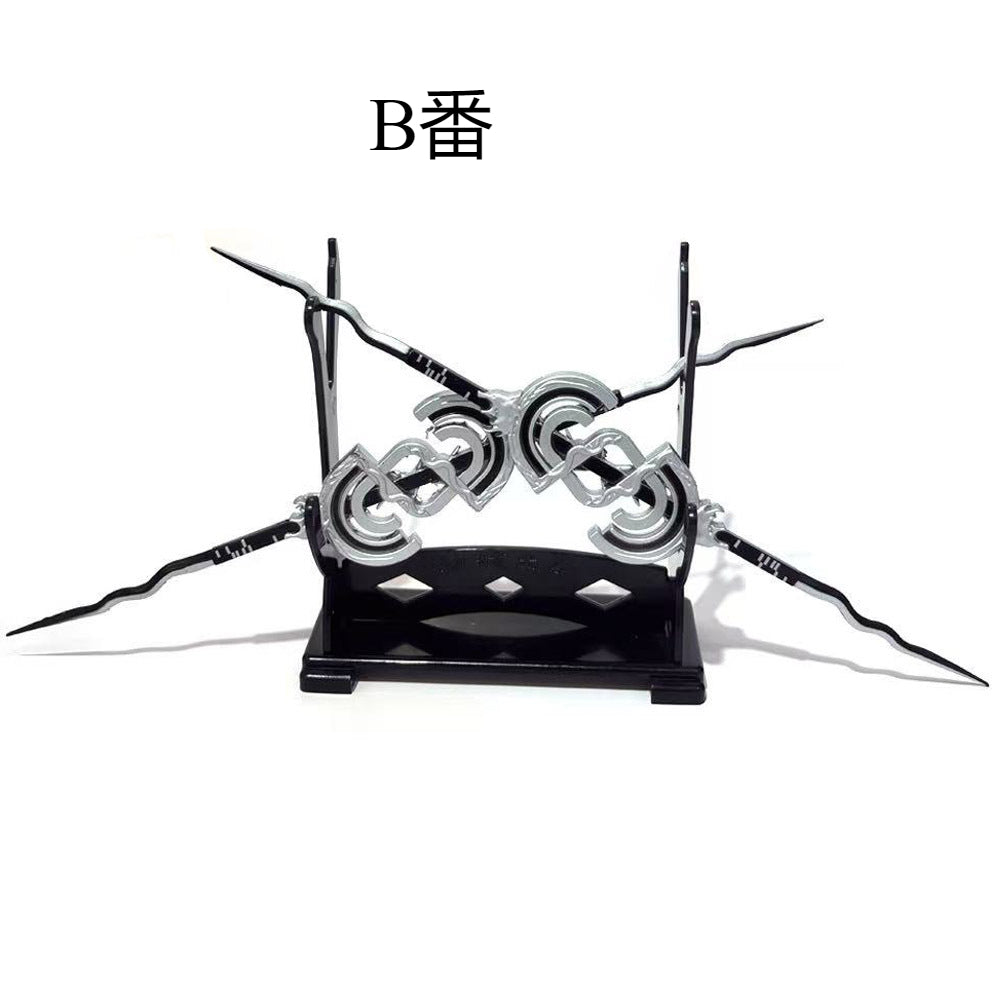 Azuiblc アークナイツ 明日方舟 インドラ ラップランド ミニチュア　武器モデルダイキャスト製　武器レプリカ　アクセサリー - Azuiblc